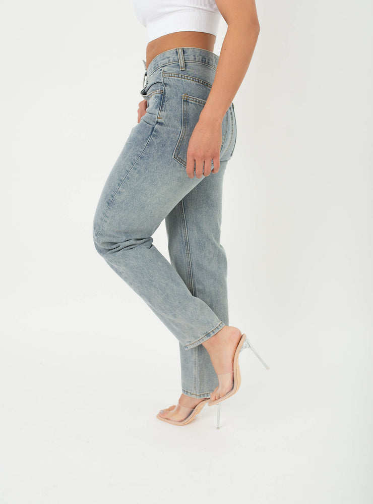 Candace Asymmetrical Jeans