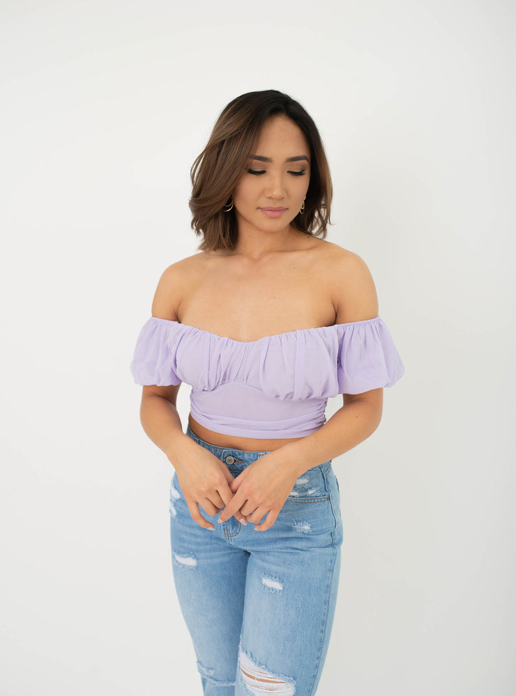 Lavender Wooldobby Top