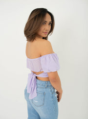 Lavender Wooldobby Top