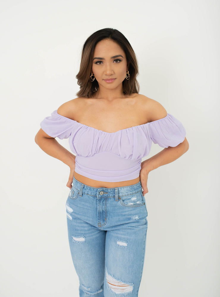 Lavender Wooldobby Top