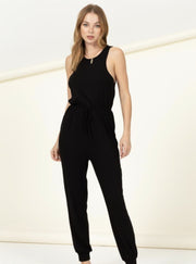 Paige Drawstring Jogger Jumpsuit