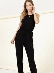 Paige Drawstring Jogger Jumpsuit